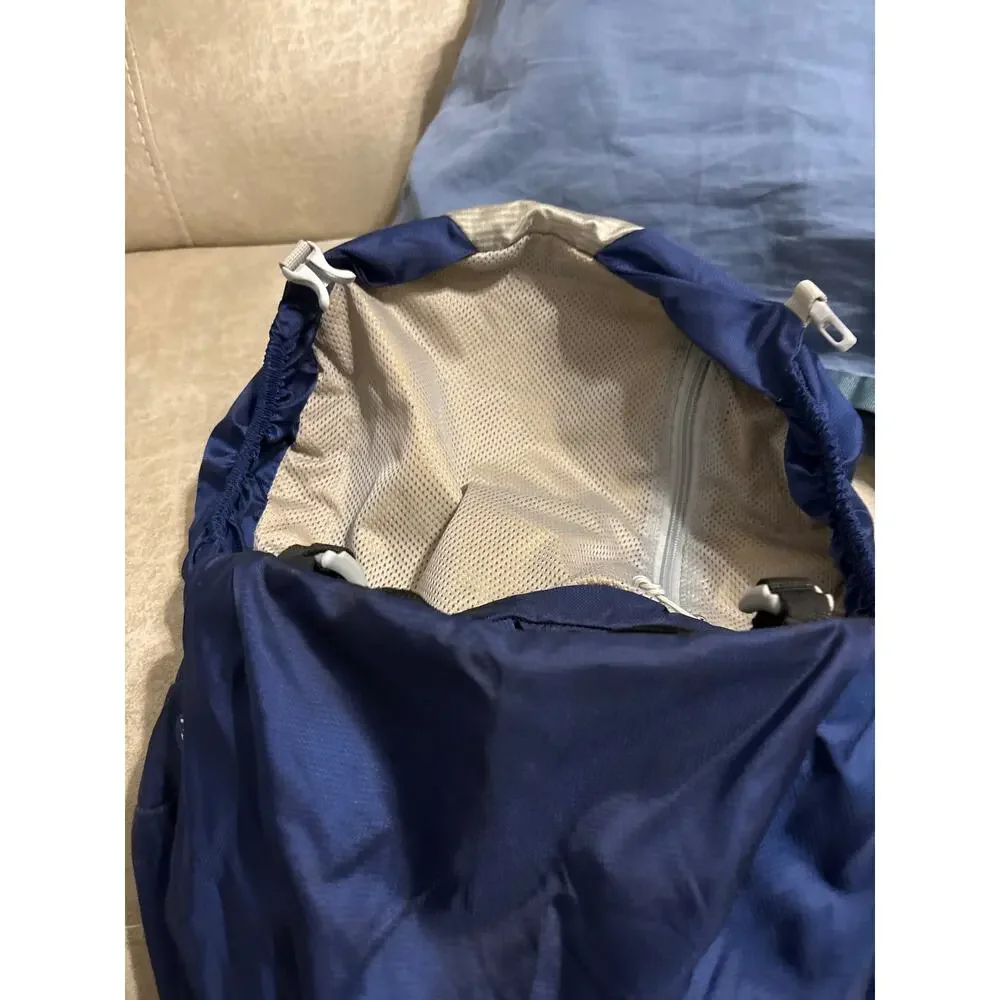 Osprey exos 48 hiking backpack blue EUC sz large 20-23 inches airspeed